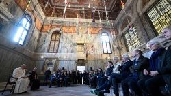 Среща на папата във Венеция с хората на изкуството 