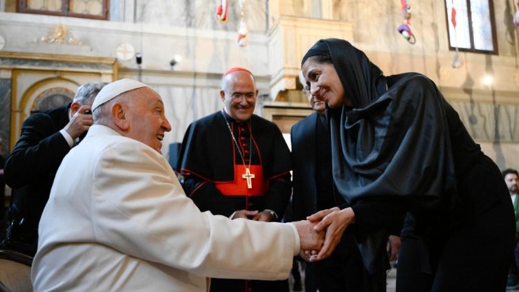 Папа Франциск с Лилия Топузова