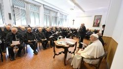Popiežiaus susitikimas su kunigais