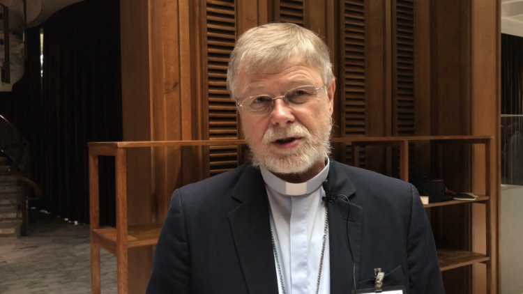 Mgr Eugenio Coter lors du Synode de l'Amazonie