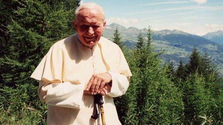 Pope John Paul II was known for his love of nature and outdoor sports
