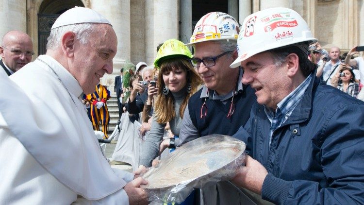 Papa Françesku, punëtorëve (Vatican Media)