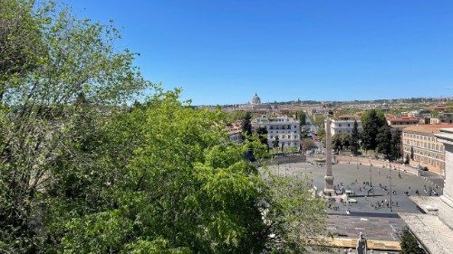 Il panorama dalla Terrazza del Pincio.