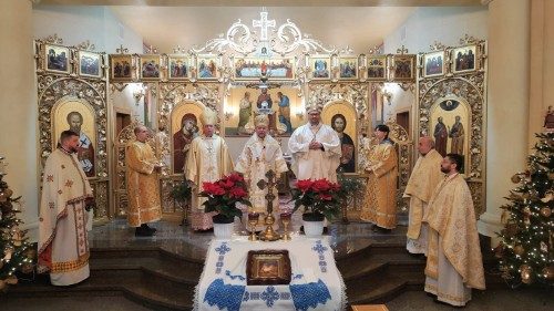 A Divina Liturgia na Catedral greco-católica de Kharkiv (25 de dezembro de 2024)
