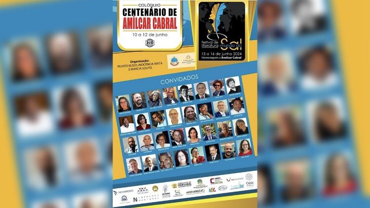 Rostos dos oradores no Colóquio e no Festival