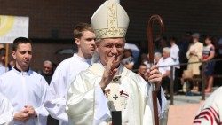 Nadbiskup Dražen Kutleša predvodio misno slavlje Hodočašća katoličkih škola i vrtića u Mariju Bistricu
