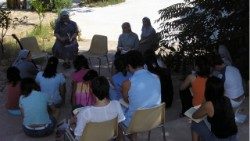 Sœurs ursulines de la Sainte-Famille - activités avec des jeunes en Italie.