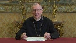 Foto de arquivo: cardeal Pietro Parolin, secretário de Estado vaticano (Vatican Media)