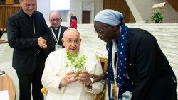 Le Pape François durant le deuxième session du Synode en octobre 2024.
