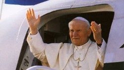 Ян Павел II падчас свайго першага візіту ў Харватыю