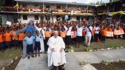 Papst Franziskus beim Pastoralbesuch in Vanimo