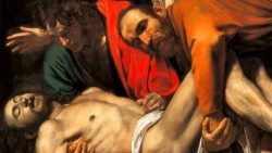 Caravaggio: „Polaganje Krista u grob“