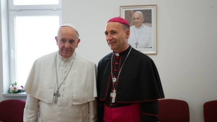2025.04.22 Vladimir Fekete and Pope Francis