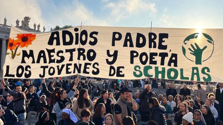 2025.04.26 Striscione per il Papa