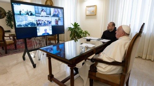 2025.02.01 Il Papa in dialogo con i giovani ucraini