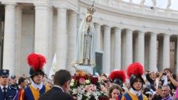 Fatimastatuen af jomfru Maria kommer til Rom den 11. og den 12. oktober.