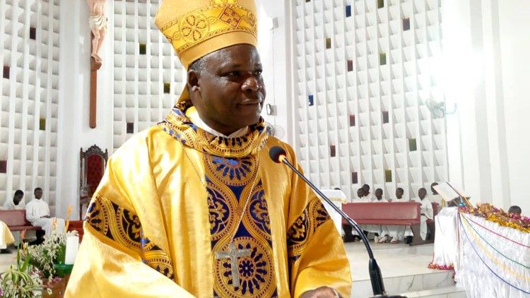 Le cardinal Dieudonné Nzapalainga, archevêque de Bangui en Centrafrique