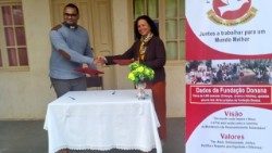Protocolo entre Caritas Paroquial Nossa Senhora da Lapa, Fundação Donana e Banco Alimentar contra a Fome, em Cabo Verde