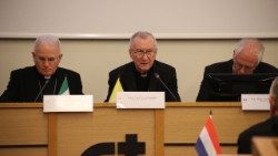 Kardinalstatssekreterare Pietro Parolin COMECE:s plenarförsamling i Nemi
