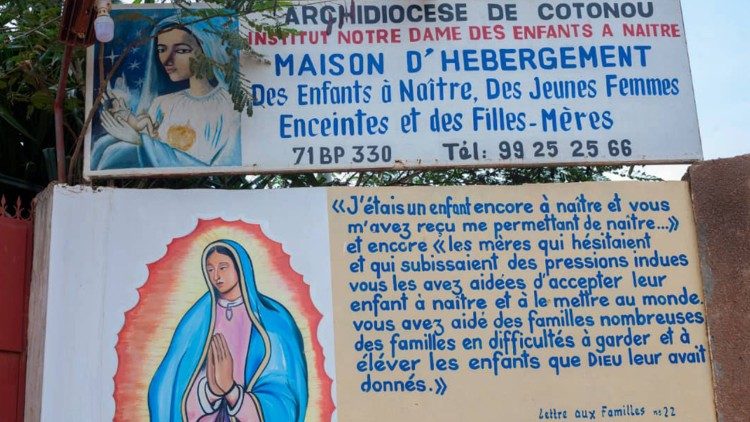 L'Institut Notre-Dame des enfants à naître à Cotonou, au Bénin.